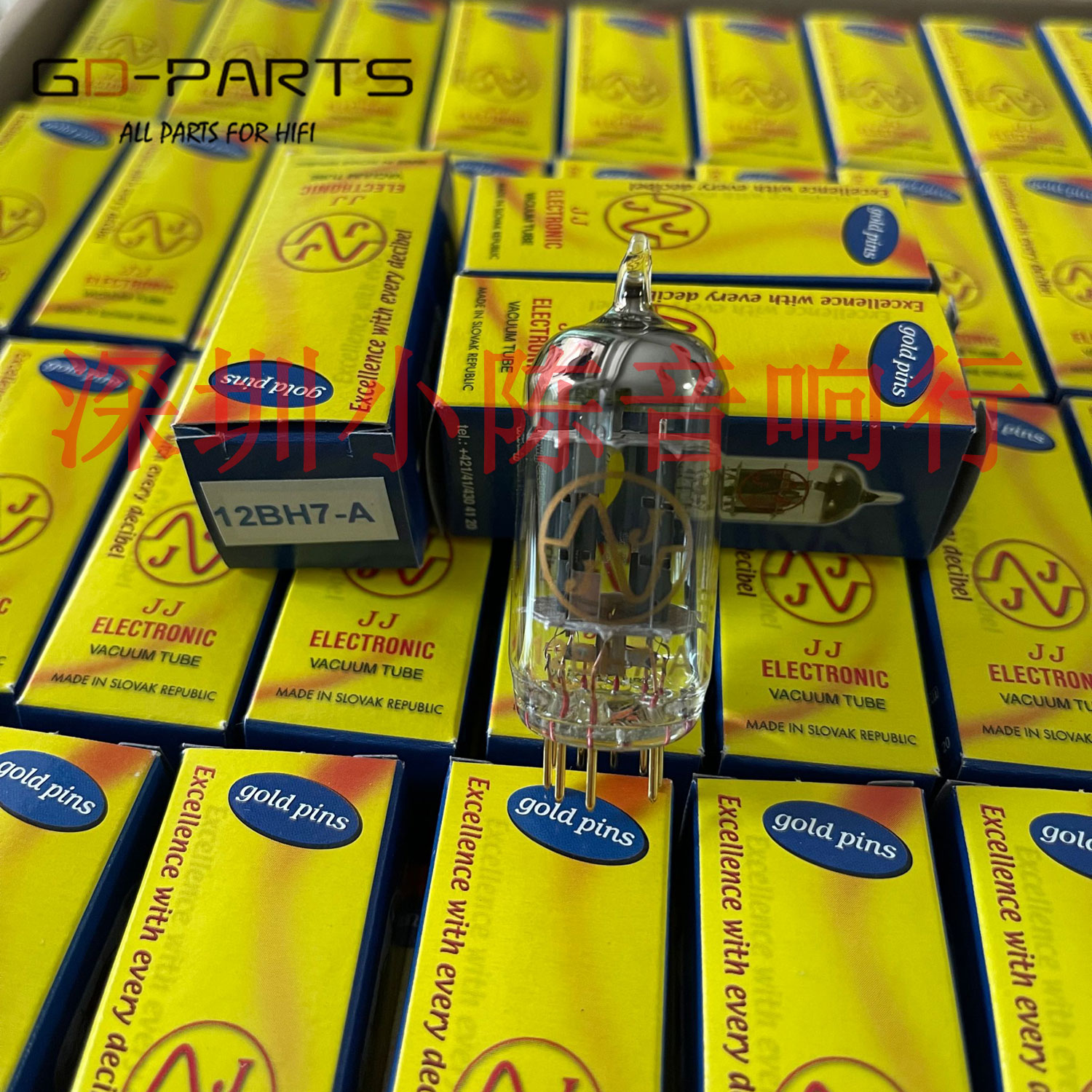 Original Czech JJ 12BH7A tube 12AY7 golden foot essence pairing instead of Dawning EH 12BH7 tube