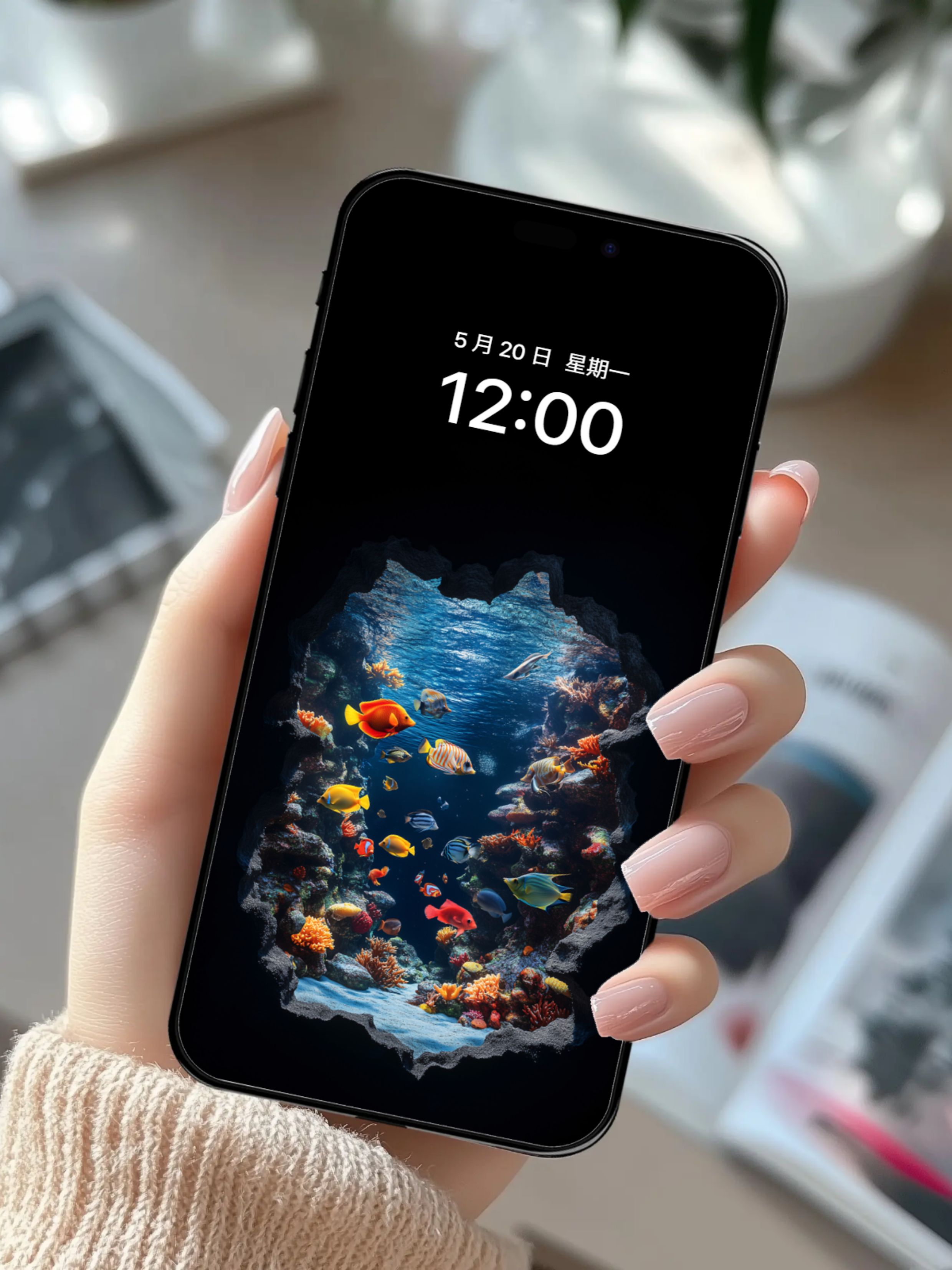 动态壁纸 | 水族馆 |1张苹果动态壁纸+7张手机静态4K高清