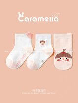 Summer girls thin mesh socks breathable socks cute cartoon baby cotton socks shape childrens socks
