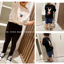 2020 Summer boys and girls cotton Mickey short sleeve baby parent-child cotton T-shirt white short sleeve shirt