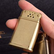 Zorro 562 automatic ejection kerosene lighter lifting arm grinding wheel trench old copper bullet cover retro lighter