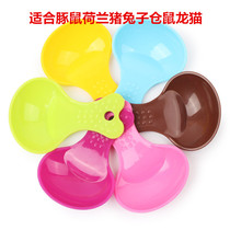 Guinea pig rabbit rat food spoon candy color environmental protection PP resin material Small Love Pet Supplies