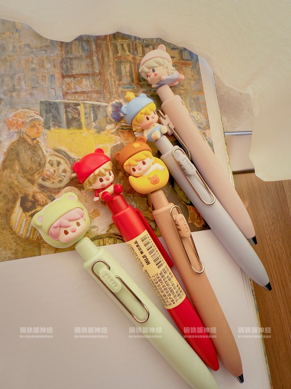 Neuro Handmade In-Stock Authentic Little Thick Core Fat Ding Sweet Bean Cute Gel Pen Collection Textured Trendy Gift