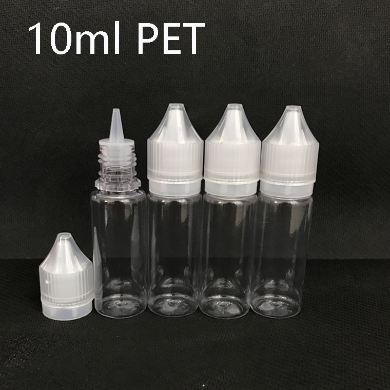 10ML Gorilla Smoke Oil Bottle Transparent PET Unicorn New Pen Bottle 10ml Pet Oil Bottle Anti-Theft