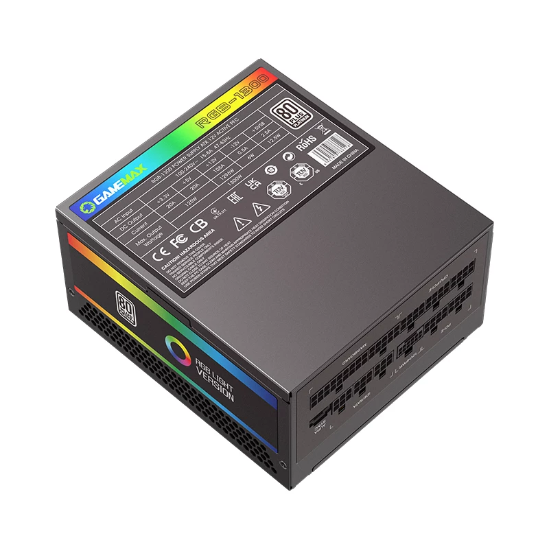 Gamemax Game Empire RGB1300W Platinum Full Module Power ATX3.0/блок питания RTX4090 графическая карта