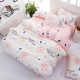 Khăn trải giường, một mảnh, bông ba mảnh, 1,5m1,8m, bông, 2 mảnh, ký túc xá sinh viên, giường đơn, vỏ chăn, màu đỏ ga nệm