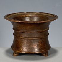 Antique collection brass incense burner old copper ornaments incense burner ornaments