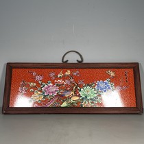 Antiques antiques porcelain supplies old goods masterpieces by famous artists pastels national colors fragrant patterns hanging screens porcelain plates paintings ornaments