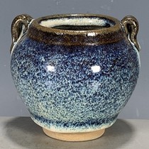 Antiques antiques porcelain supplies old goods collection old kiln porcelain Jun porcelain kiln melon-edge amphorae ornaments