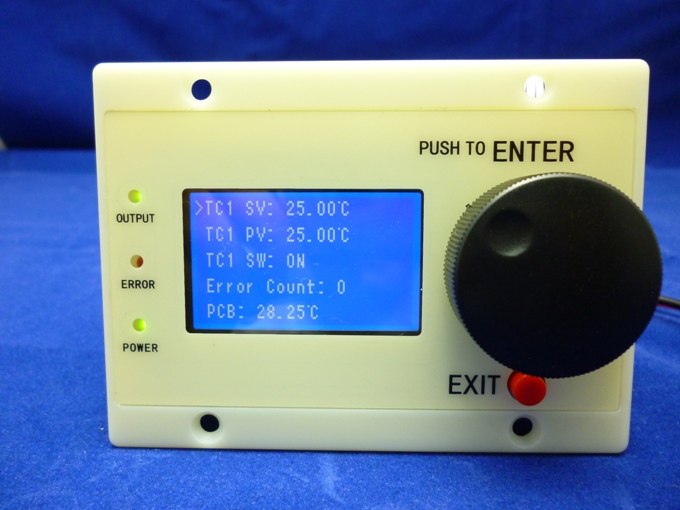 Panel-mounted TEC thermostat semiconductor refrigerator temperature control module