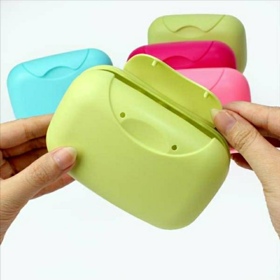 Soap Box With Lid Travel Poop Style Student Dorm Room Makeup Room Cartoon Flip Leash Soapbox Wall-mounted Soap Rack