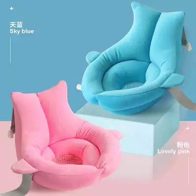 Newborn baby bath net bath tub bath stand baby bath artifact suspension mat bath bed non-slip bath net bag can sit and lie down