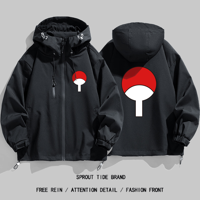 Naruto Clothing Akatsuki Organization Uchiha Itachi Anime Merchandise Two-Dimensional Men's Jacket Coat Trench Coat