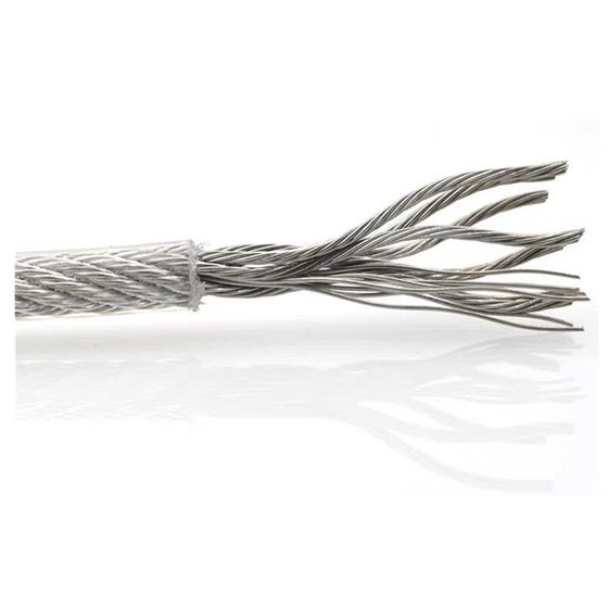 304 stainless steel plastic-coated steel wire rope 123456810mm thick transparent plastic-coated rubber rope clothesline