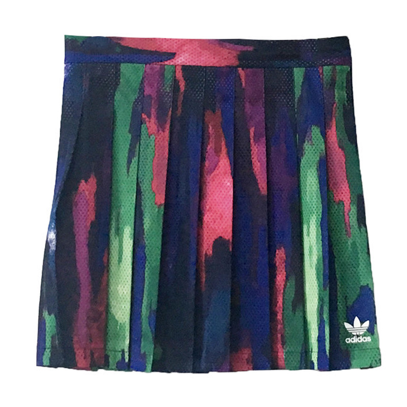 Adidas clover váy thoáng khí ẩm thấm hút váy thời trang thể thao giản dị AO3161 quan ao the thao nu
