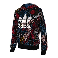 Adidas cỏ ba lá áo khoác của phụ nữ mùa thu mới thể thao và giải trí áo thun áo len trùm đầu AY8386 áo nỉ adidas