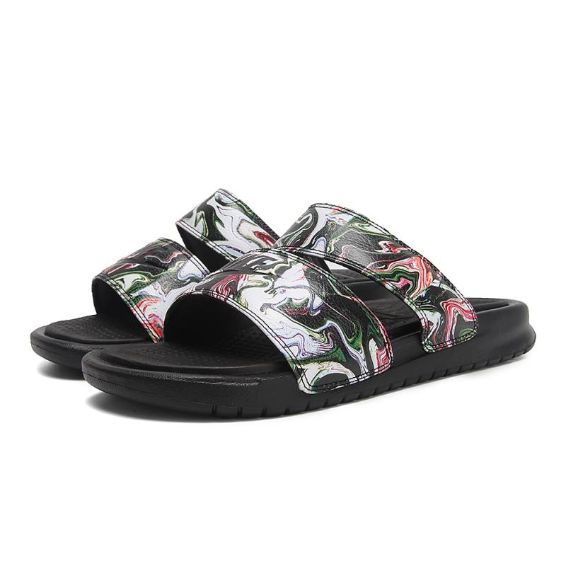 NIKE BENASSI ULTRA dây đeo mới của phụ nữ giày đi biển thông thường dép thể thao ninja 819717-003 dép cá sấu