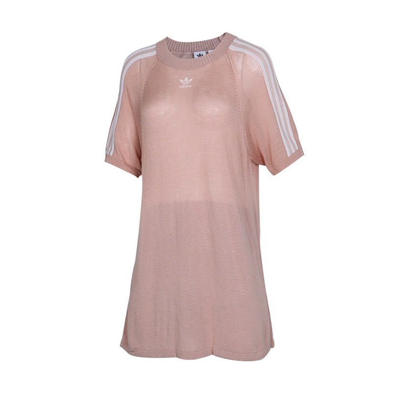 Adidas clover nữ đan áo thun dài thể thao và trang phục giải trí CY5844 áo thun thể thao nữ