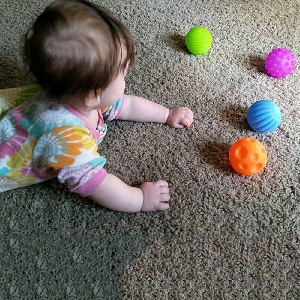 Baby Toy Hand Grab Ball Baby Ball Touch Ball Baby Massage Ball Perception Soft Ball Wave Ball Children's Early Education Ball