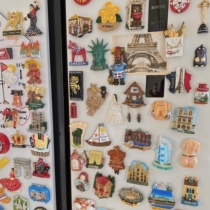World countries travel refrigerators Tourist Souvenirs City Magnetic Stickins Creativity Net Red Card Foreign Attractions