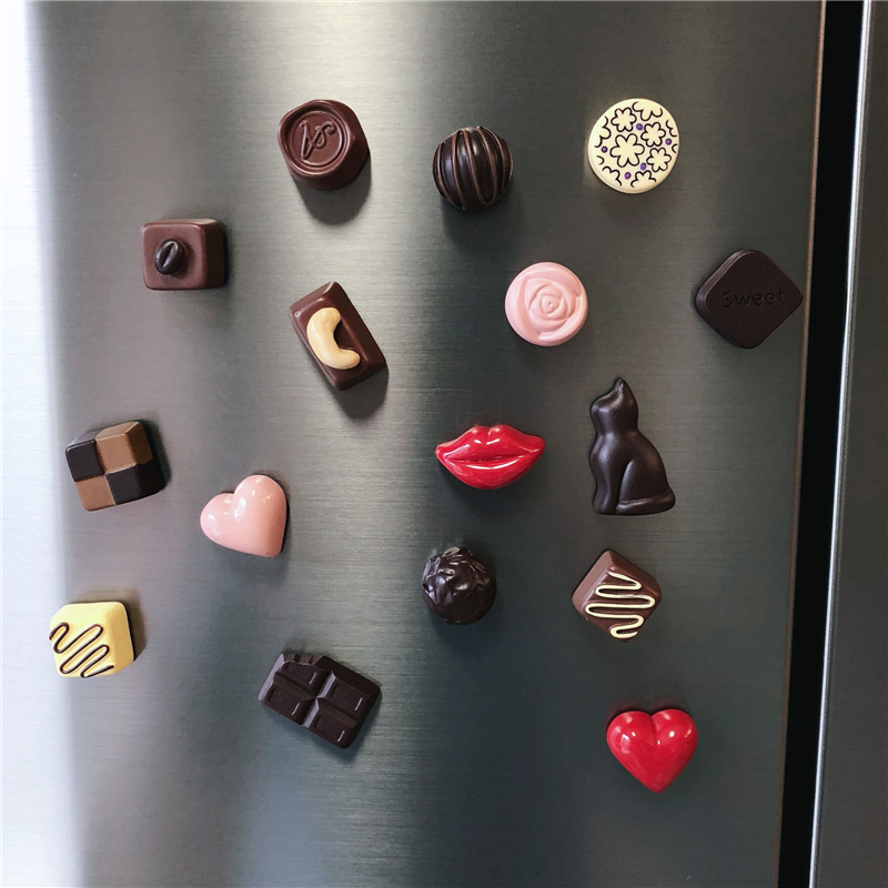 Korea Emulation Chocolate Chalkboard Magnet Fridge With Magnet Fun Decoration Creativity Cute Cartoon Magnetic magnetic