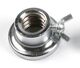 Dumbbell Barbell Double Safety Nuts That Do Not Loosen, Steel Hexagonal Non-Slip 2.5cm Dumbbell Bar Accessories