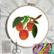 Handmade Su embroidery ຊຸດ diy Lingnan lychee embroidery ຊຸດອຸປະກອນການ embroidery ຕົນເອງງ່າຍດາຍສໍາລັບຜູ້ເລີ່ມຕົ້ນນັກສຶກສາຫ້ອງຮຽນສິລະປະ