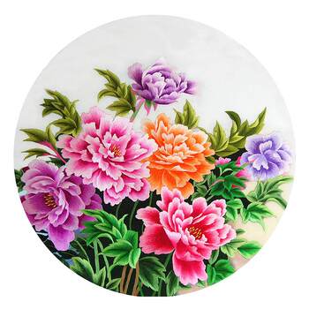 Suzhou embroidery handmade ຊຸດ diy ການເລີ່ມຕົ້ນ embroidery ວັດສະດຸ pack peony flower beginner ຖັກແສ່ວຕົນເອງຫ້ອງດໍາລົງຊີວິດຫ້ອຍຮູບພາບ tutorial ການຈັດສົ່ງ