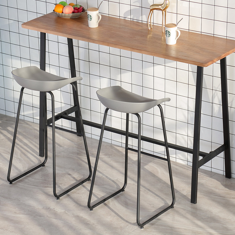 Bar chair Nordic simple iron personality bar chair creative high stool bar stool bar chair bar stool high chair