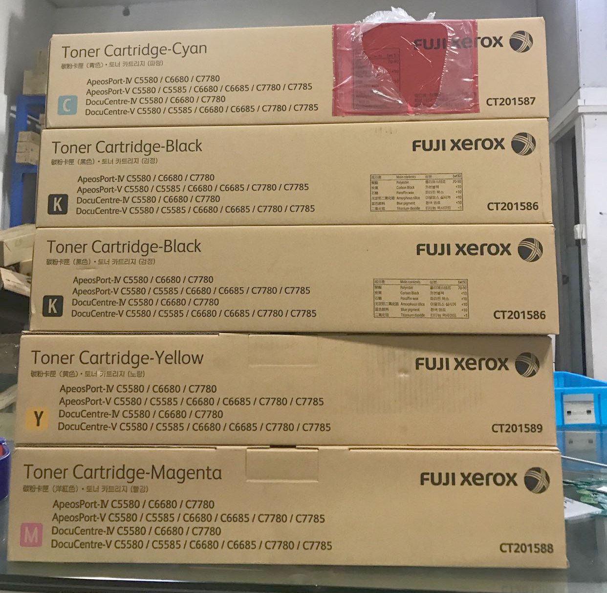 (Ten kilograms) Original Xerox 7780 Toner Xerox 6680 Toner 5580 Toner Xerox 7780