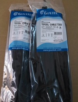 Imported 4 8*300MM black Teflon cable ties GT-300ST-TF-B Teflon strong acid and alkali resistant cable ties