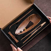 Wooden tea tea ceremony accessories Chaoshan Kungfu tea set tea art tea scraper Liujunzi accessories