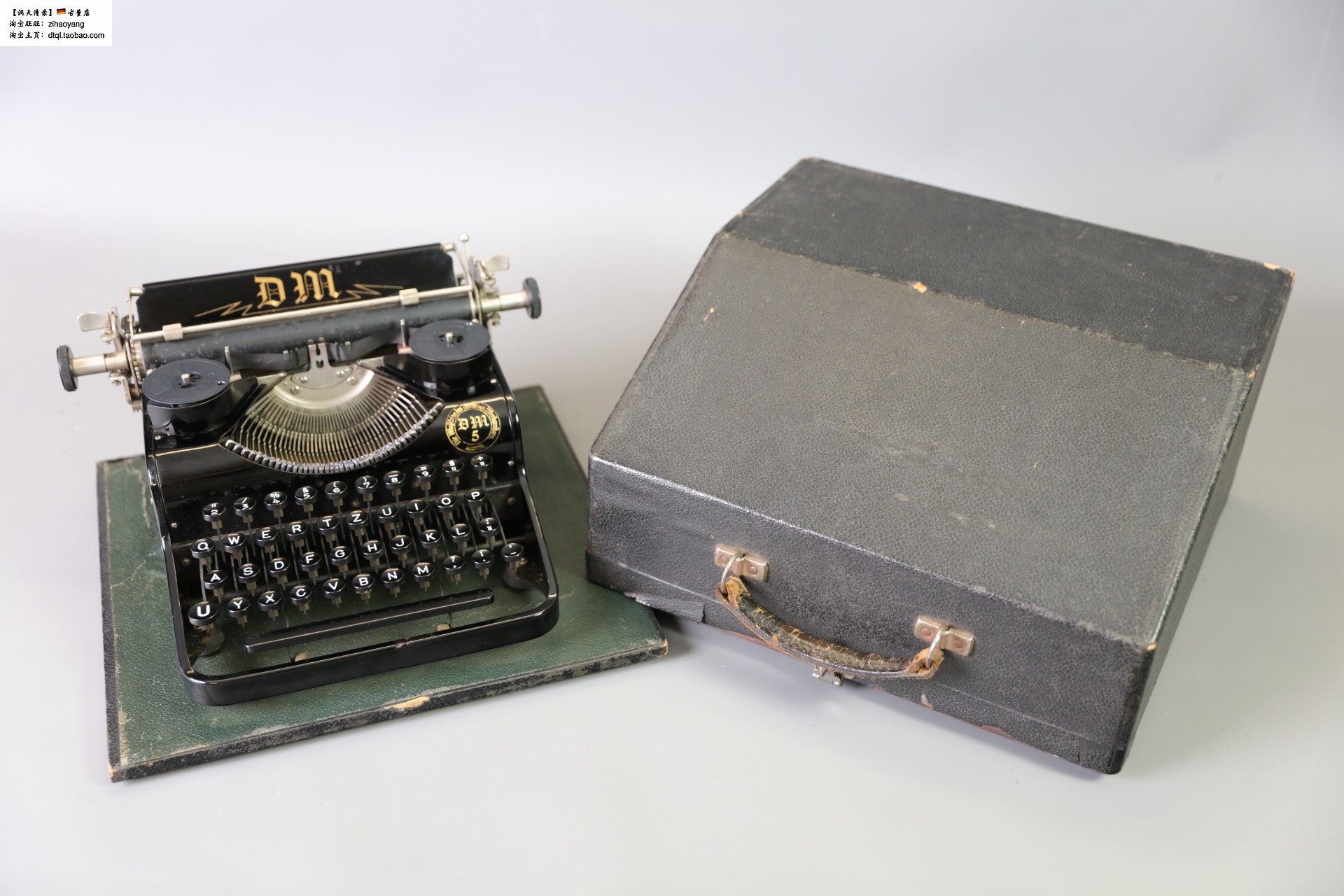 Three-ten Years German Olympia Model DM Nr 5 Antiques Machinery Typewriter Function Intact Tech Antique