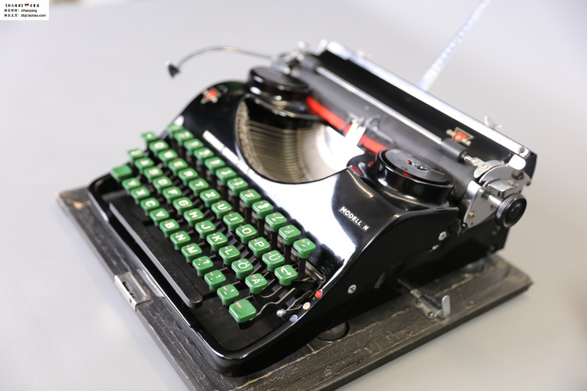 1939 German Groma Antique Machinery Typewriter Old Vintage Vintage Tech Antique Cultural Home Gift Collection