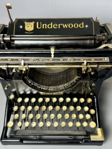 1900 Underwood крупная механическая антикварная старинная старая машина для типирования