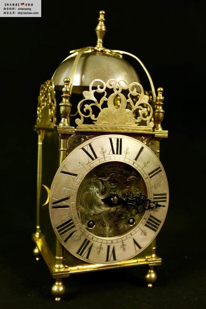 London - UK - wide copper silver - plated dial DENT Royal Honor - European - style Western Antique Bell Fireplace Clock