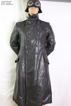 1940 German Antique Pure Cotton Sheepskin Leather Coat Rare Original Collectible