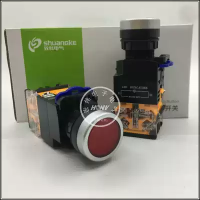 Jiangsu double LAY50-22D-11TD self-locking button with light LAY50-22 self-locking button with light