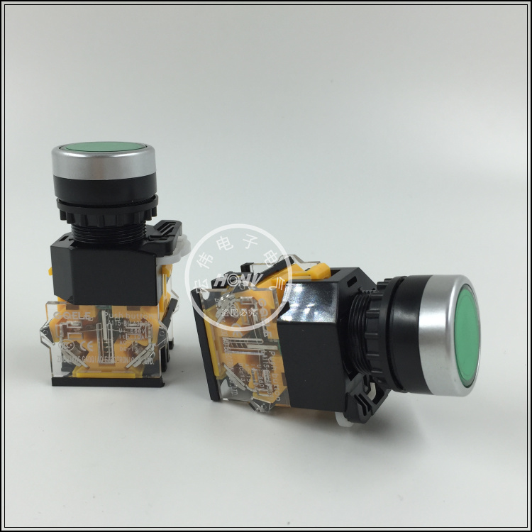 High bridge button LA115 -B LA38 instead of double-section LAY50-22 series self-lock button