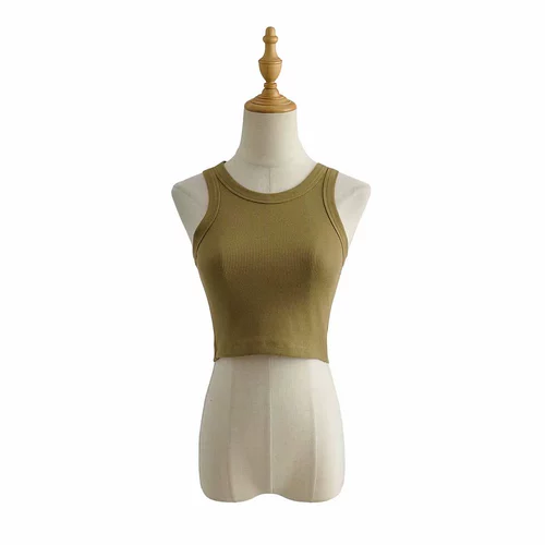 Сексуальный эластичный цветной летний бюстгальтер-топ, майка топ без рукавов, европейский стиль, облегающий крой, с лямками