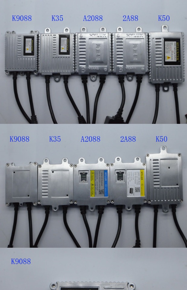 Xe máy HID xenon đèn 35W50W xa và gần đôi ánh sáng đá con lắc góc ánh sáng biển xanh sao siêu mỏng nhanh chóng bắt đầu dằn đèn pha xe máy wave alpha