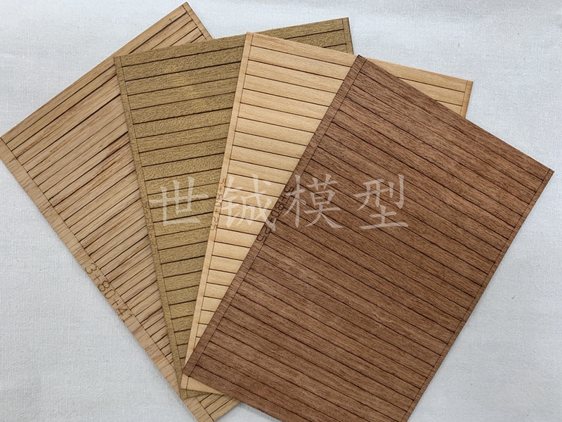 Solid Wood Sailing Ship Assembly Parts, Cherry White Maple Teak Deck Planks, Produced by Shicheng Model