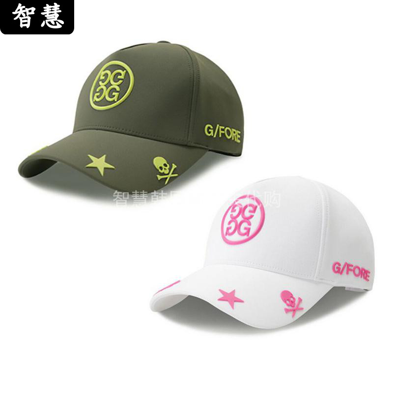 Korea G FORE golf hat woman 22 spring golf character sports shading sunscreen with tophat