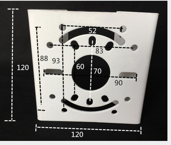 Monitoring column pole camera Ball mechanical and electrical wire rod Universal holding bracket Camera pole hoop base