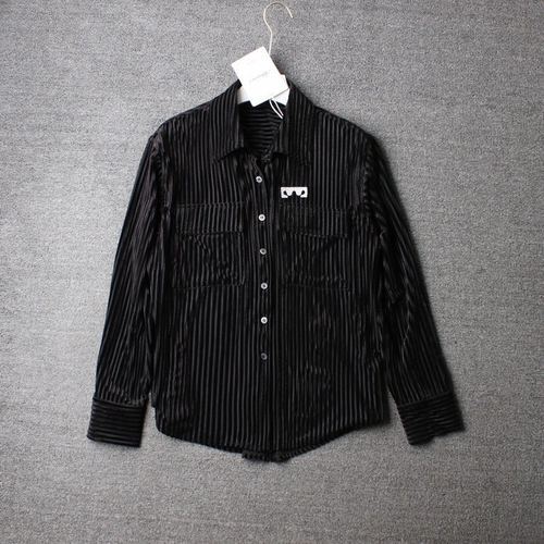 Черный бархатный бархат, сексуальная рубашка, куртка, комплект