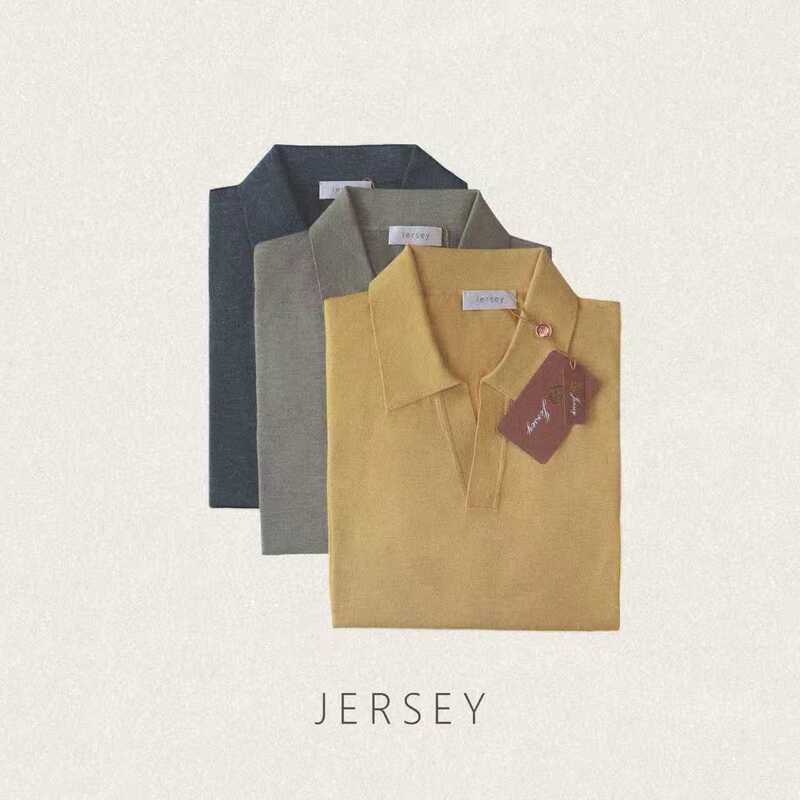 Jerse Zhenqi Master Series Cashmere Silk Linen Zegn@ Yarn Luxury Sold Out No Restock Polo Short Sleeve Jerse Zhenqi Master Series Cashmere Silk Linen Zegn@ Yarn Luxury Sold Out No Restock Polo Short Sleeve
