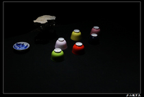 Original Mine Straight Wall Round Mouth Cup Ore Grinding High Temperature Color Glazed Jingde Town Full Handmade Blank My Yan tea cup