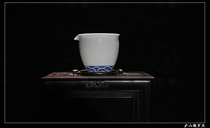 Sold Out to Replenishment Sea Water Justice Cup Jingdezhen Glazed Green Flowers Fukuyama Suhai Tattoo Hand-painted Imitation