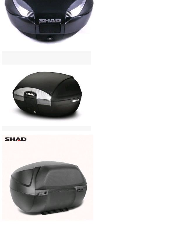 SHAD SID hộp đuôi SHAD26 29 33 39 40 45 48 Lắp ráp hộp khóa đuôi SHAD Sid hộp khóa đuôi - Xe gắn máy phía sau hộp thùng givi hông