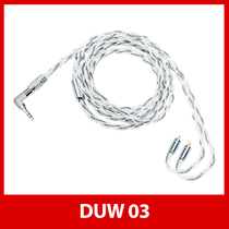 Dunu Duinke DUW03 single crystal copper silver plated 3 5mm single-ended headphone upgrade cable mmcx 0 78 pins